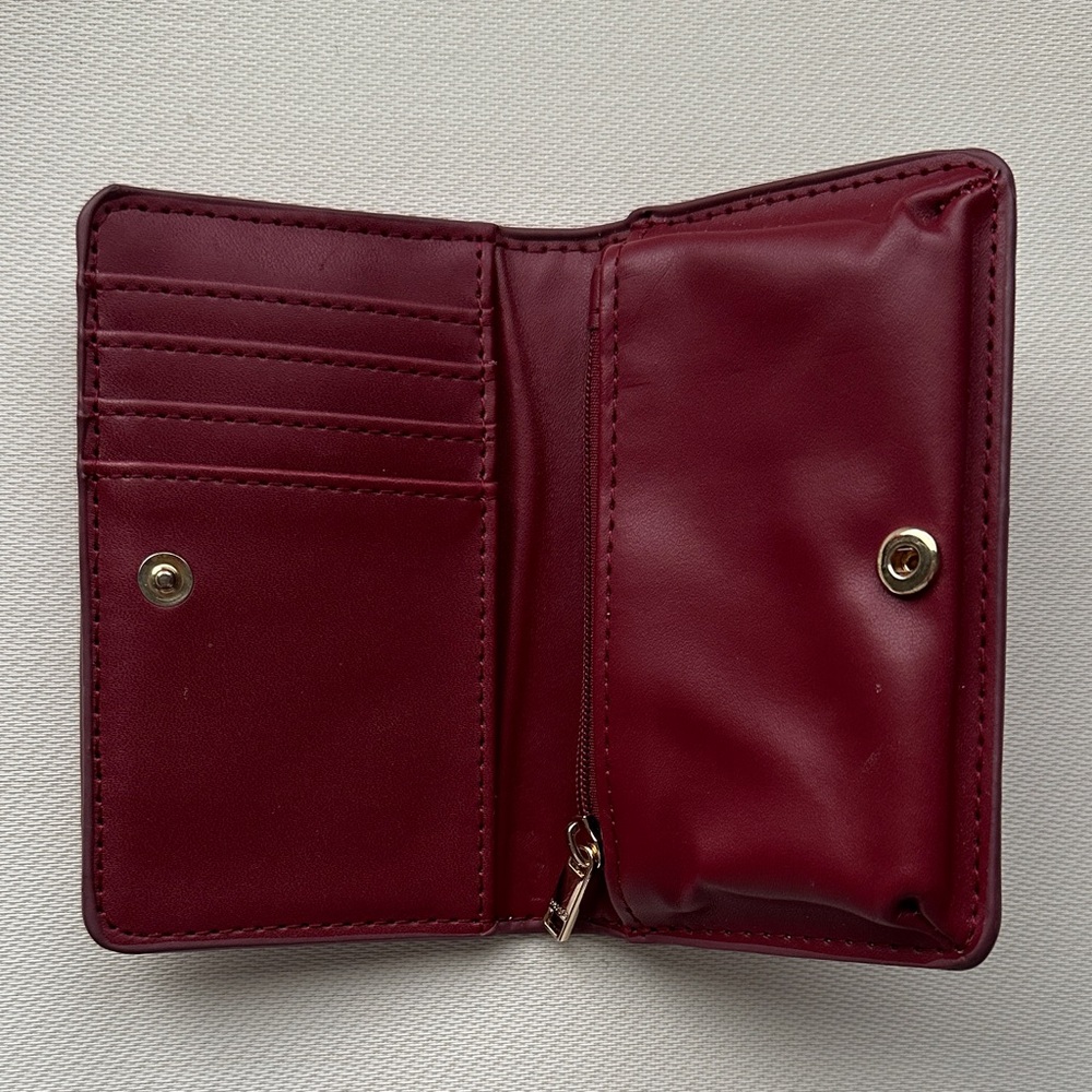 Mango Croc-Embossed Red Wallet - Picture 4 of 6